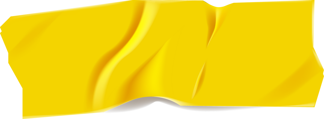 Crumpled Yellow Tape